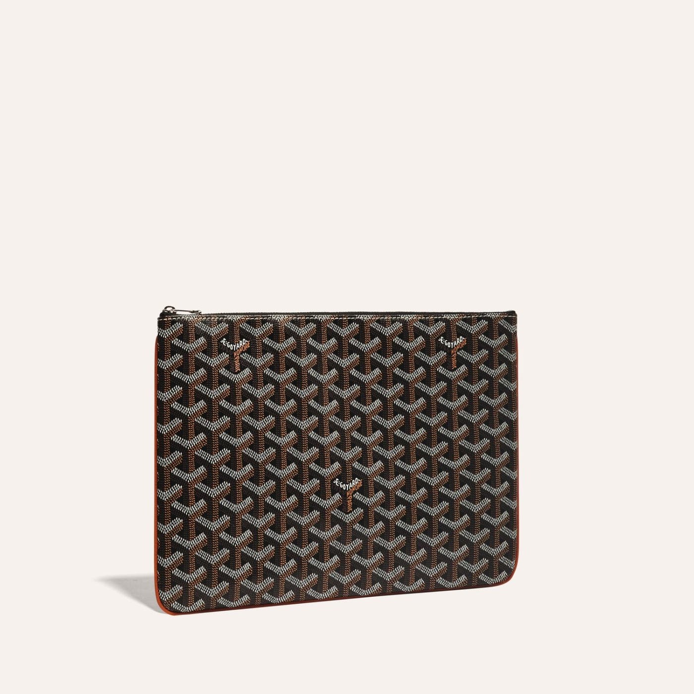 Goyard Senat MM Pouch Black & Tan - Image 1